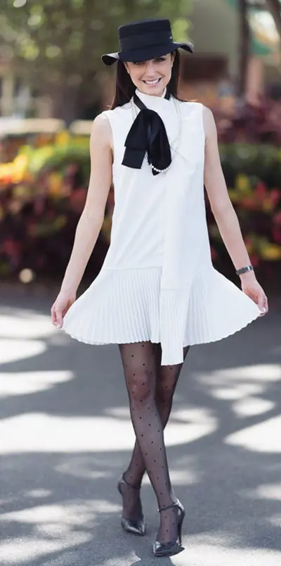 23 Ways to Wear Black & White for the Races